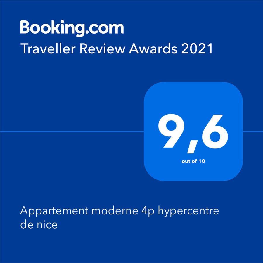 Appartement Moderne 4P Hypercentre De Nice Eksteriør bilde